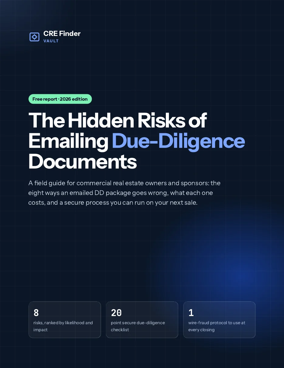 Cover of the report The Hidden Risks of Emailing Due-Diligence Documents